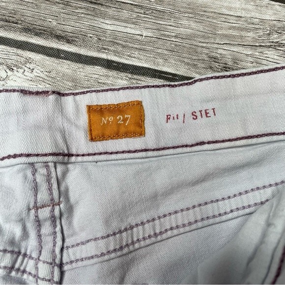 Pilcro and the Letterpress Tuxedo Seam Slim Straight Leg Jeans 27 Light Purple - Picture 8 of 12